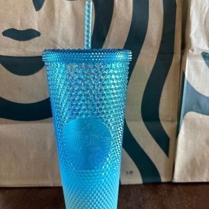 Starbucks Tumbler Blue Studded Ombré - Venti 24oz - Holiday 2022